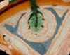Lost Wax surface decoration / decorative technique example