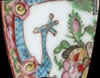 Overglazed Hand Painted surface decoration / decorative technique example